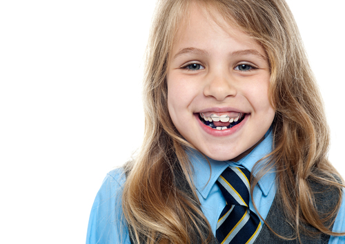 Child with braces